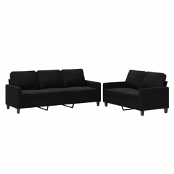 VidaXL 3201521, Noir, mousse, Métal, Polyester, Polywood, Textile, 198 cm, 77 cm, 80 cm