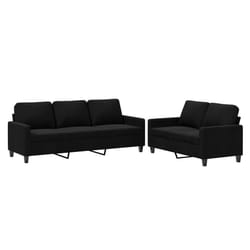 VidaXL 3201521 Ensemble de meubles de salle à manger Noir