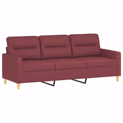 VidaXL 3201542 Ensemble de meubles de salle à manger Rouge - Vue supplémentaire 5