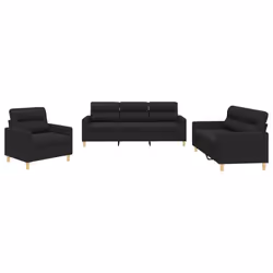 VidaXL 3201548, Noir, mousse, Métal, Polyester, Textile, 60 cm, 50 cm, 41 cm