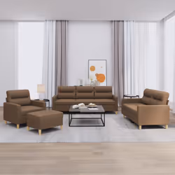 VidaXL 3201555 Ensemble de meubles de salle à manger Marron - Vue supplémentaire 2