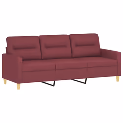 VidaXL 3201558 Ensemble de meubles de salle à manger Rouge - Vue supplémentaire 5