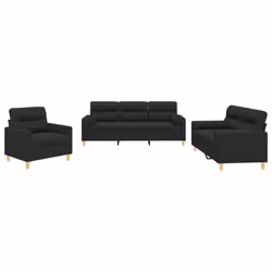 VidaXL 3201564, Noir, mousse, Métal, Polyester, Textile, 60 cm, 50 cm, 41 cm