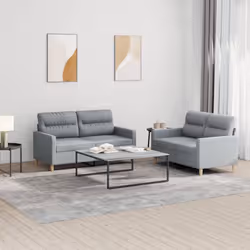 VidaXL 3201568 Ensemble de meubles de salle à manger Gris