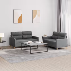 VidaXL 3201569 Ensemble de meubles de salle à manger Gris