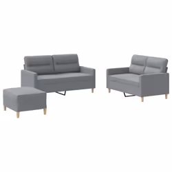 VidaXL 3201576, Gris, mousse, Métal, Polyester, Textile, 70 cm, 55 cm, 41 cm