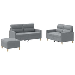 VidaXL 3201576 Ensemble de meubles de salle à manger Gris