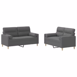 VidaXL 3201577, Gris, mousse, Métal, Polyester, Textile, 70 cm, 55 cm, 41 cm
