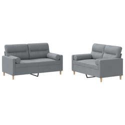 VidaXL 3201584 Ensemble de meubles de salle à manger Gris
