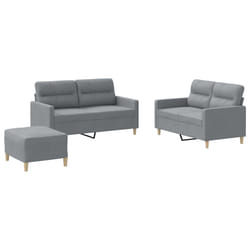 VidaXL 3201592 Ensemble de meubles de salle à manger Gris