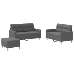 VidaXL 3201593 Ensemble de meubles de salle à manger Gris