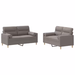 VidaXL 3201599, Taupe, mousse, Métal, Polyester, Textile, 70 cm, 55 cm, 41 cm