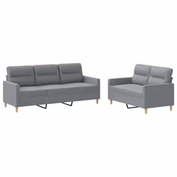 VidaXL 3201600, Gris, mousse, Métal, Polyester, Textile, 198 cm, 77 cm, 80 cm