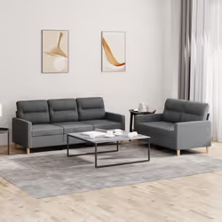VidaXL 3201601 Ensemble de meubles de salle à manger Gris