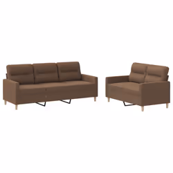 VidaXL 3201603, Marron, mousse, Métal, Polyester, Textile, 198 cm, 77 cm, 80 cm
