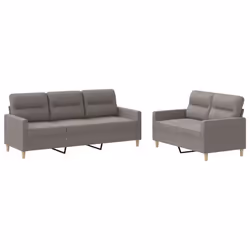 VidaXL 3201607, Taupe, mousse, Métal, Polyester, Textile, 198 cm, 77 cm, 80 cm