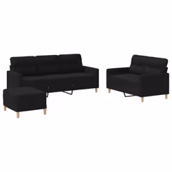 VidaXL 3201612, Noir, mousse, Métal, Polyester, Textile, 60 cm, 50 cm, 41 cm
