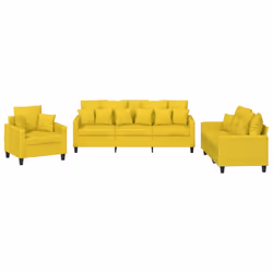VidaXL 3201637, Jaune, mousse, Métal, Polyester, Textile, 198 cm, 77 cm, 80 cm