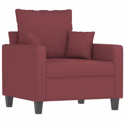 VidaXL 3201638 Ensemble de meubles de salle à manger Rouge - Vue supplémentaire 4