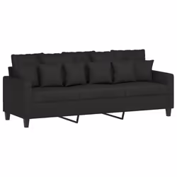VidaXL 3201644 Ensemble de meubles de salle à manger Noir