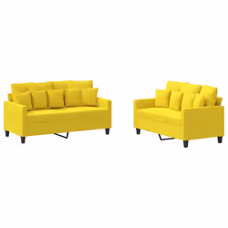 VidaXL 3201653, Jaune, mousse, Métal, Polyester, Textile, 158 cm, 77 cm, 80 cm