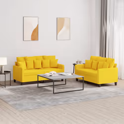 VidaXL 3201653 Ensemble de meubles de salle à manger Jaune