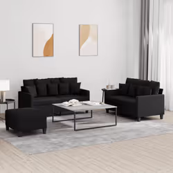 VidaXL 3201660 Ensemble de meubles de salle à manger Noir - Vue supplémentaire 2