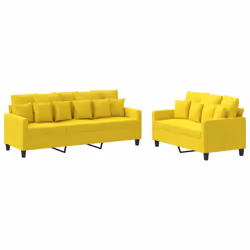 VidaXL 3201669, Jaune, mousse, Métal, Polyester, Textile, 198 cm, 77 cm, 80 cm