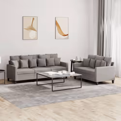 VidaXL 3201671 Ensemble de meubles de salle à manger Taupe - Vue supplémentaire 2