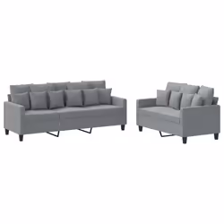 VidaXL 3201672, Gris, mousse, Métal, Polyester, Textile, 198 cm, 77 cm, 80 cm