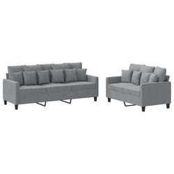 VidaXL 3201672 Ensemble de meubles de salle à manger Gris