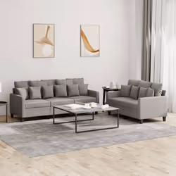 VidaXL 3201679 Ensemble de meubles de salle à manger Taupe - Vue supplémentaire 2