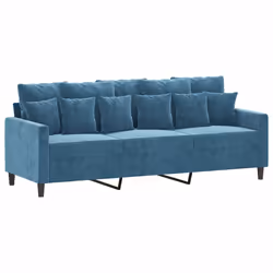VidaXL 3201689 Ensemble de meubles de salle à manger Bleu - Vue supplémentaire 5