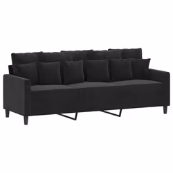 VidaXL 3201695 Ensemble de meubles de salle à manger Noir