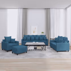 Cet ensemble de canapés est un excellent endroit pour discuter, lire, regarder la télévision ou simplement vous détendre. Il  ...