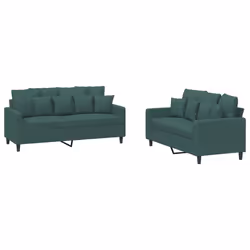 VidaXL 3201712, Vert, mousse, Métal, Polyester, Polywood, Textile, 158 cm, 77 cm, 80 cm