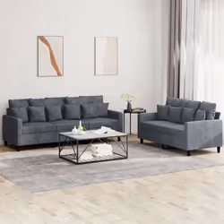 VidaXL 3201721 Ensemble de meubles de salle à manger Gris