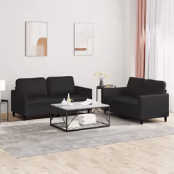 VidaXL 3201750 Ensemble de meubles de salle à manger Noir