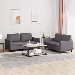 VidaXL 3201752 Ensemble de meubles de salle à manger Gris