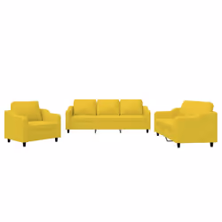 VidaXL 3201775, Jaune, mousse, Métal, Polyester, Textile, 198 cm, 77 cm, 80 cm