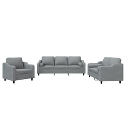 VidaXL 3201786 Ensemble de meubles de salle à manger Gris