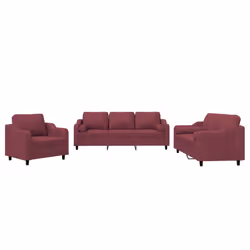 VidaXL 3201800, Rouge, mousse, Métal, Polyester, Textile, 198 cm, 77 cm, 80 cm