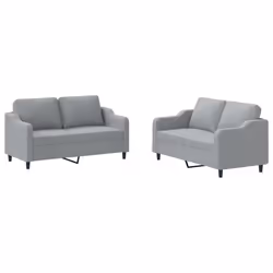 VidaXL 3201802, Gris, mousse, Métal, Polyester, Textile, 158 cm, 77 cm, 80 cm