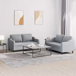 VidaXL 3201802 Ensemble de meubles de salle à manger Gris