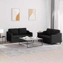 VidaXL 3201806 Ensemble de meubles de salle à manger Noir