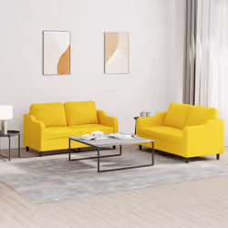 VidaXL 3201807 Ensemble de meubles de salle à manger Jaune