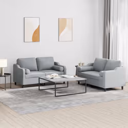 VidaXL 3201810 Ensemble de meubles de salle à manger Gris