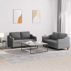 VidaXL 3201811 Ensemble de meubles de salle à manger Gris - Vue supplémentaire 2