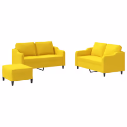 VidaXL 3201815, Jaune, mousse, Métal, Polyester, Textile, 158 cm, 77 cm, 80 cm