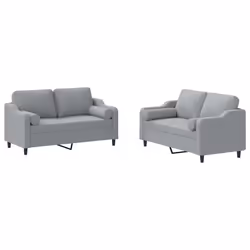 VidaXL 3201818, Gris, mousse, Métal, Polyester, Textile, 158 cm, 77 cm, 80 cm